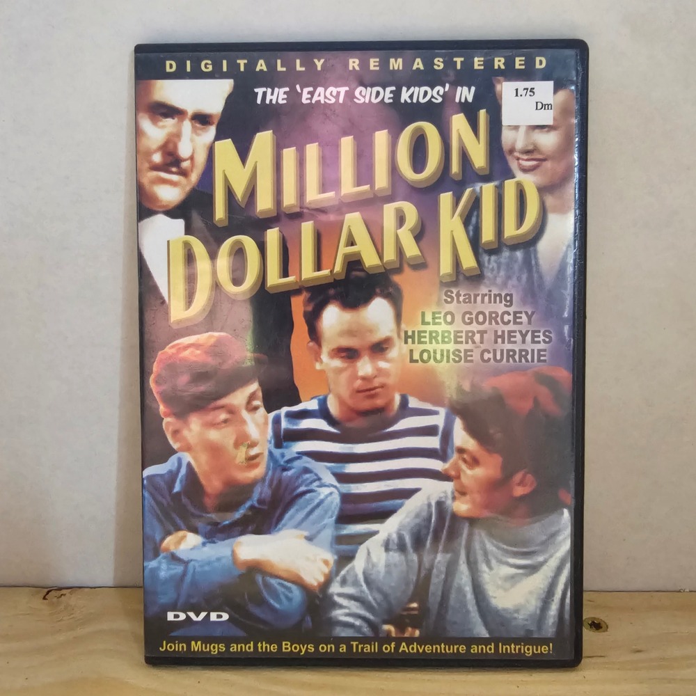 Million Dollar Kid DVD East Side Kids Leo Gorcey Digiview MV-564 Remastered B&W